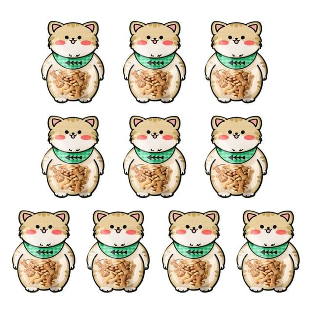 Sacs à Collation pour Enfants 10 Pcs Sacs à Bonbons Réutilisables Sacs à Biscuits Animaux Mignons pour l'École Sacs-Cadeaux Sacs pour Fête d'Anniversaire Sacs de Décoration de Desserts et Bonbons Rangement des Aliments Contenant pour Préparation de Repas