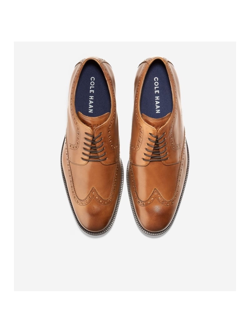 Cole Haan Mens Modern Essentials Wingtip Oxford British Tan  display picture 1