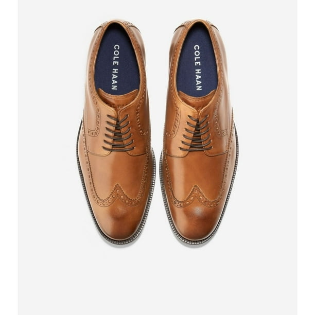 Cole Haan Mens Modern Essentials Wingtip Oxford British Tan  display picture 3