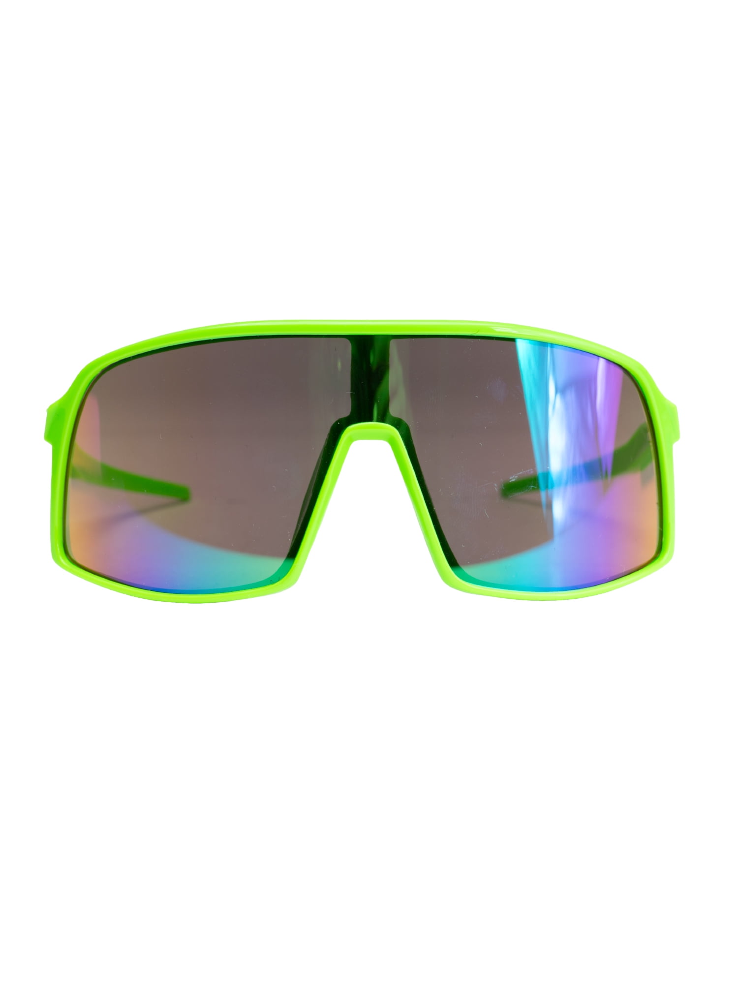 Wonder Nation Boys Wrap Around Frame Sunglass with Green Case