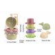 thumbnail image 3 of Juguetes de piscina, juguetes para bebés, juguetes para niños pequeños, vasos apilables de playa para niños, juguetes de baño educativos y científicos, tazas de plástico, 3 of 7