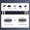 thumbnail image 5 of JSER Dual Angled Ultra Slim Flat USB-C Type C to USB-C Power USB2.0 Data Cable 65W Fast Charge for Laptop Tablet Phone, 5 of 9