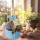 thumbnail image 4 of Cesta Tejida de Pascua con Forma de Conejo, Cesta de Almacenamiento de Conejo de Orejas Largas, Bolsa de Mano, Cesta de Almacenamiento de Huevos de Pascua, Bolsa de Mano de Almacenamiento de Regalo P, 4 of 6