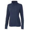 thumbnail image 2 of Charles River Apparel 5312 Women's Heathered Fleece Pullover-Navy Heather-XL, 2 of 3