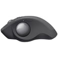 thumbnail image 2 of Logitech MX Ergo Wireless Trackball Mouse Adjustable Ergonomic Design, Control and Move Text/Images/Files Between 2 Windows and Apple Mac Computers (Bluetooth or USB), Rechargeable, Graphite - Black, 2 of 5