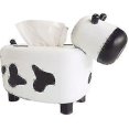 thumbnail image 1 of Nuevos bonitos soportes para cajas de pañuelos decorativos con forma de vaca con bonito dispensador de palillos divertidos para baño, sala de estar, hogar y oficina, 1 of 2