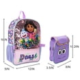 thumbnail image 2 of Dora the Explorer Animated 5-Piece 16” Backpack And Lunch Set For School & Travel, 2 of 7