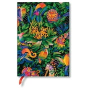 Paperblanks | Jungle Song | Whimsical Creations | Softcover Flexi | Midi | Lined | 176 Pg | 100 GSM (Diary)