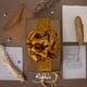 thumbnail image 2 of Cinta decorativa Ribbli, oro envejecido satinado, 6,35 cm x 18,3 m, 2 of 4