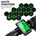 thumbnail image 4 of 5 Languages Mountain Bike Road Bike Stopwatch LED Bicycle Wireless Stopwatch Multi-function Waterproof Speedometer Cycling Odo-meter Riding Equipment, 4 of 7