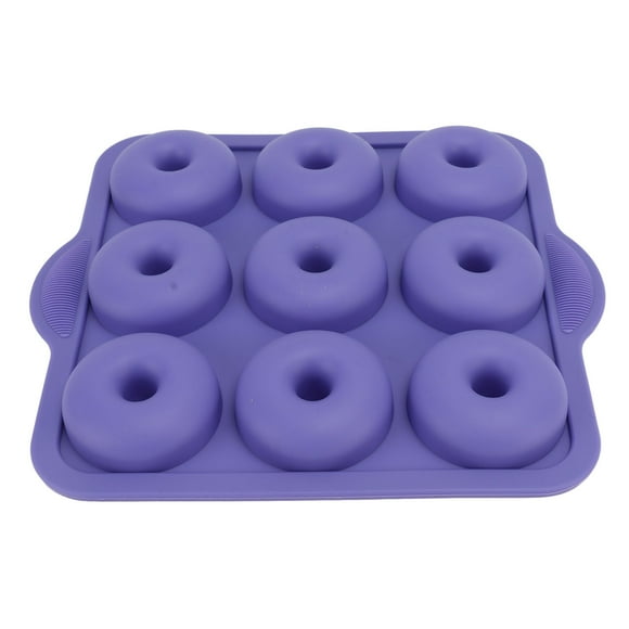 Molde de silicona para donas, molde de silicona para donas, 9 moldes de silicona para donas, juego de moldes de silicona para donas, características de vanguardia