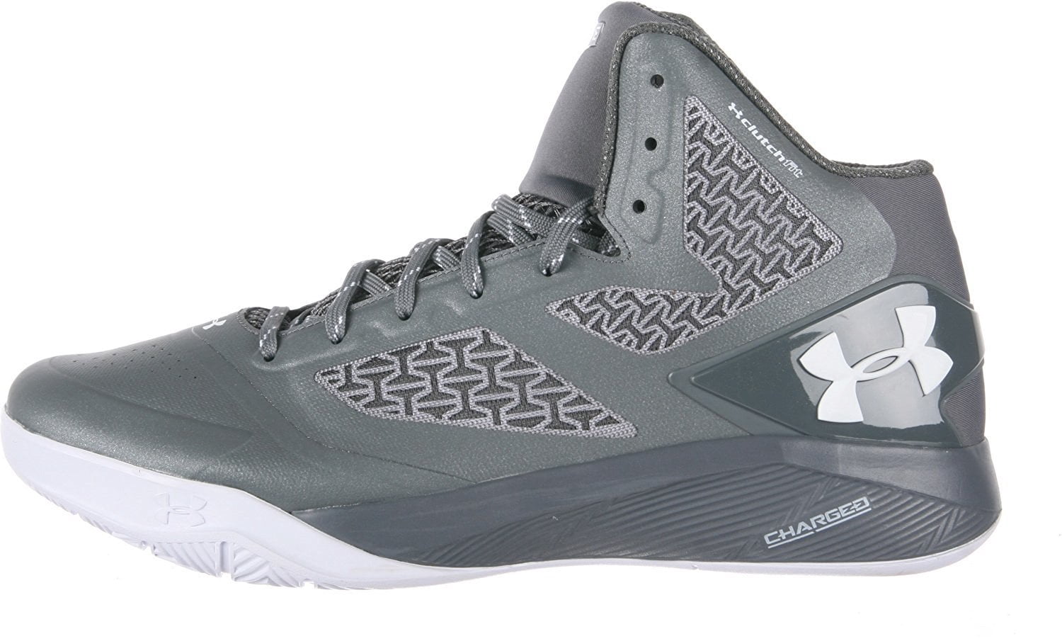 NEW UNDER ARMOUR men\'s clutchfit drive 2 basketball shoe in metallic silver Under Armour Men main image 4