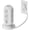 White With Retractable Cord, variant on 11 Outlets Tower Surge Protector Power Strip 6FT Cord with USB-C for Dorm & Office