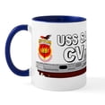 thumbnail image 2 of CafePress - USS Saratoga CV 60 Mugs - 11 oz Ceramic Mug - Novelty Coffee Tea Cup, 2 of 6