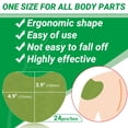 thumbnail image 4 of Parche térmico para hombros ishancare, 24 unidades, herbal, calor 8 h, 4 of 7
