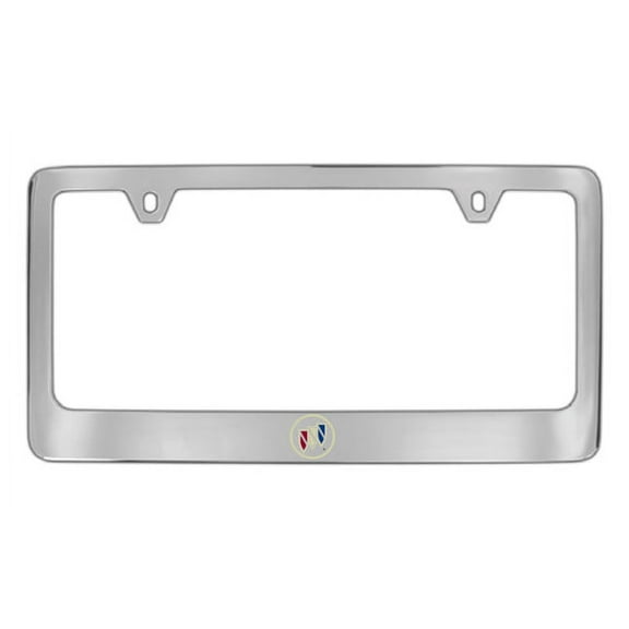 Buick 1980-2001 Logo Only Chrome Plated Brass License Plate Frame