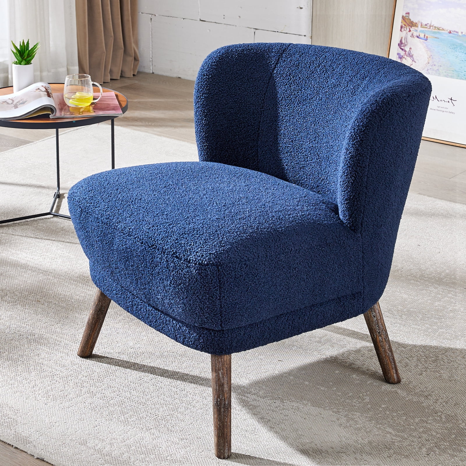 26" Upholstered Barrel accent Chair