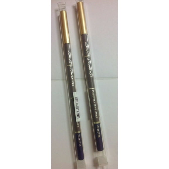 2 X L'oreal Le Grand Kohl Perfectly Soft Eyeliner Pencil - Violette