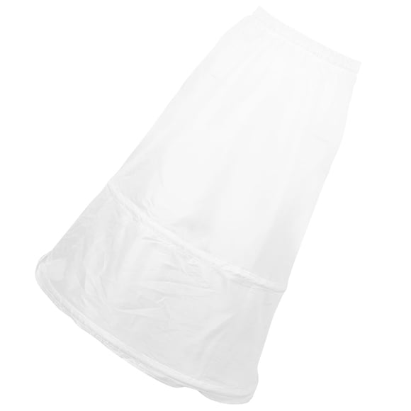 Luxshiny Wedding Dress Underskirt 1Set Fluffy Effect White Polyester and Spandex for Women