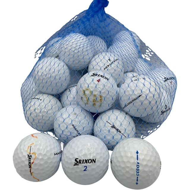 Golf Ball Planet - Srixon Mix Recycled Golf Balls (4A/Near Mint, 24 Pack)