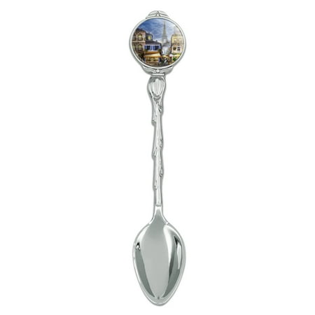 

Old Paris France Eiffel Tower Novelty Collectible Demitasse Tea Coffee Spoon