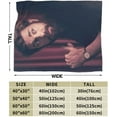 thumbnail image 3 of John Krasinski Blanket Bedding Fleece Blanket Soft Throw Blankets Lightweight Anti-Static Blanket - 3 Sizes, 3 of 5
