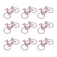 thumbnail image 1 of Dekaim 100 Uds Clips De Papel Multiusos Lindo Forma De Bicicleta Proceso De Galvanoplastia Mini Clips De Papel De Metal Para El Hogar Escuela Oficina, 1 of 5
