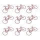 thumbnail image 2 of 100 Clips De Papel, Mini Clips De Papel Multiusos Con Forma De Bicicleta Linda, Proceso De Galvanoplastia, Clips De Papel De Metal Duraderos Y Resistentes Al óxido Para Oficina, Escuela, Hogar, 2 of 14
