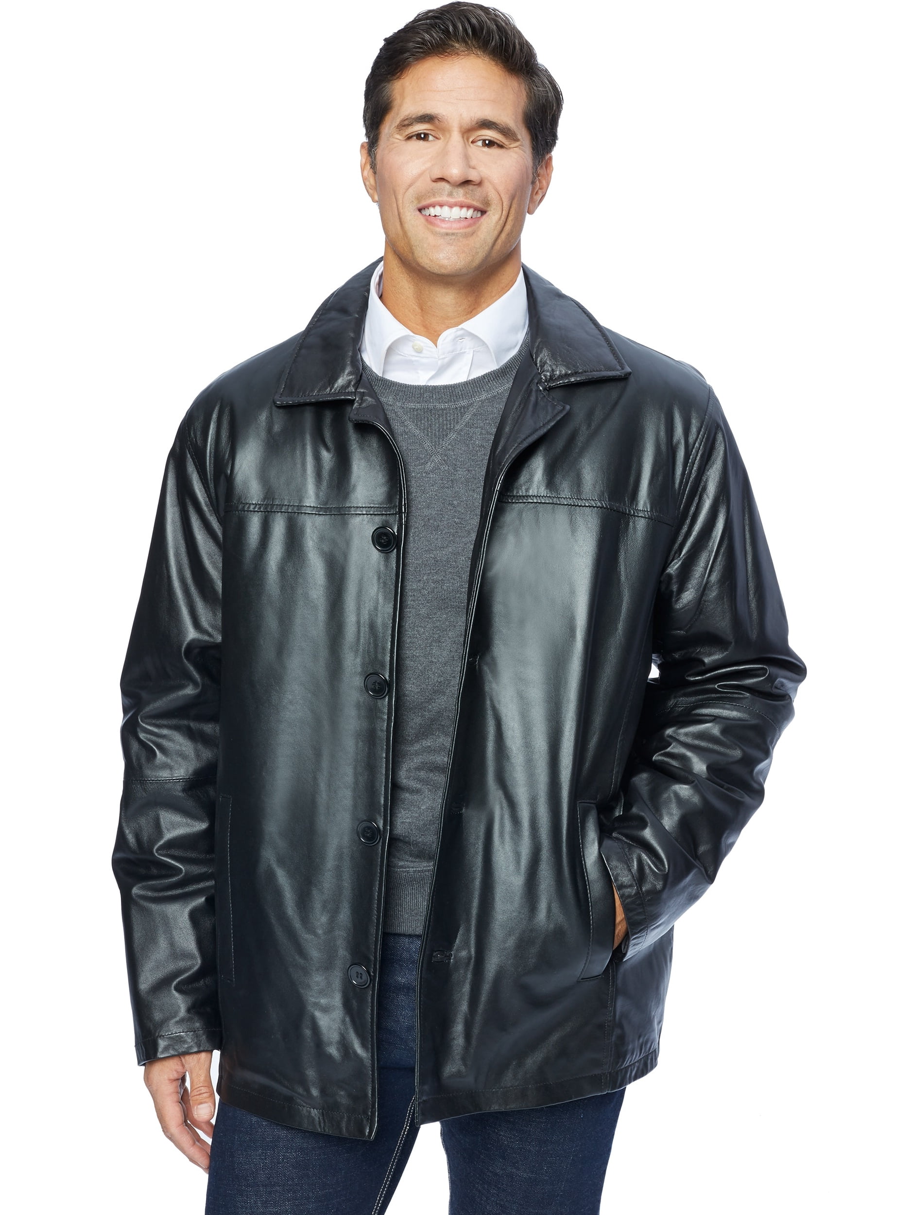 Lamb Car Leather Coat - Walmart.com