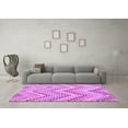 thumbnail image 3 of Ahgly Company Indoor Square Abstract Purple Contemporary Area Rugs, 8' Square, 3 of 4
