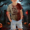 thumbnail image 2 of Weebloom Halloween Tee Shirts for Kids Boys Girls Graphic Short Sleeve Tops Cute Casual Party Tees for Toddler Comfortable Everyday Wear Soft Blouse for Ages 3-13 Years Outwear,3-4 Years, 2 of 9