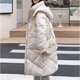 thumbnail image 5 of Parkas de manga larga para mujer, abrigo de algodón de longitud extendida para mujer, abrigo de algodón con capucha gruesa, holgado, resistente al frío y cálido, largo hasta la rodilla, abrigo para mu, 5 of 9