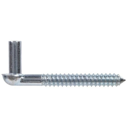 

Flagged - Zinc Gate Screw Hook - 0.75 x 6 in. - Pack of 5