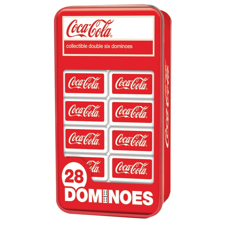 MasterPieces Tile Games - Coca-Cola Picture Dominoes 28 Piece Set