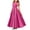 Red, variant on LEKWK Girls Satin Maxi Dress Sleeveless Crewneck Bow Waist Flowy Dress Teen Elegant Pleated A-Line Gown Performance Party Birthday Wedding Guest 0-15Y