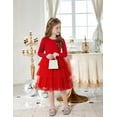 thumbnail image 4 of Arshiner Toddler Tutu Dress Girls Long Sleeve Black Funeral Tiered Formal Party Tulle Dresses for Kids 6 Years, 4 of 9