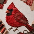 thumbnail image 4 of Beginner-Friendly 3D Patchwork Bird DIY Craft Kit, All-in-One Sewing Fabric Bird Making Supplies, Stress Relief Handcraft Gift for Craft Lovers Flamingo, 4 of 8