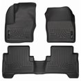 thumbnail image 1 of Husky Liner Floor Liner 99741 WeatherBeater; Molded Fit; Smooth Arcing Ribs/Raised Heel Pad; Black; Rubber; 3 Piece, 1 of 3