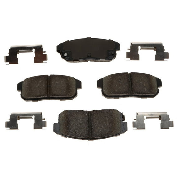 Raybestos MGD1008CH R-Line; Ceramic Disc Brake Pad Set Fits select: 2004-2011 MAZDA RX8