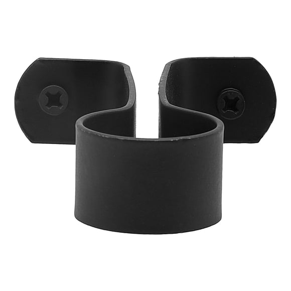 Soporte Para Tubo Handy Home Acero Negro 6X2X8 Cm