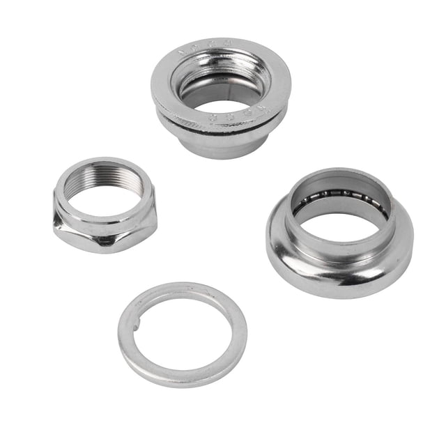 Tazas de Direccion Neco 22.2 para Bicicleta Montaña Plateado