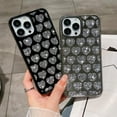 thumbnail image 4 of Compatible with iPhone 13 Pro Max Case 6.7 Inch, Luxury Shiny Glitter Diamond Heart Case, Bling Crystal Rhinestone Side Frame Case for Women Girls, Soft Silicone Protective Back Cover-Black, 4 of 8