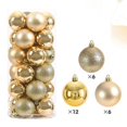 thumbnail image 3 of 24 bolas de Navidad de 3/4/6 cm para decoración de árbol de Navidad, decoración de habitación del hogar, colgante de Navidad para Año Nuevo, caja de regalo DIY, 3 of 5
