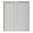 thumbnail image 4 of Sunny Wood Rlw3642-A Riley 36" Wide X 42" High Double Door Wall Cabinet - White, 4 of 4