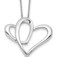 thumbnail image 1 of Sterling Silver Daughter A Part Of My Heart 18In Necklace Made In China qsx247, 1 of 5