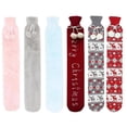 thumbnail image 2 of 2l Long Hot Water Bottle With Cover Rubber Hotwater Bottle For Period Pain Relief Safety Hot Water Bag, 2 of 5