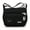 Black, variant on Ladies Women's Fashion Solid Color Nylon Crossbody Bag for Women with Anti theft RFID Pocket Waterproof Shoulder Bag Travel Purses and Handbag