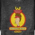 thumbnail image 3 of Beavis & Butthead - Employee Of The Month Butthead - Men's Crew Neck Fleece Pullover, 3 of 6