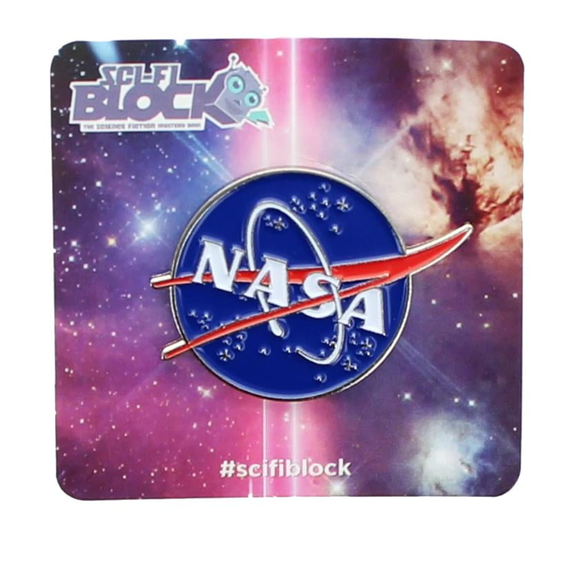 Nasa Retro Rocket Enamel Pin