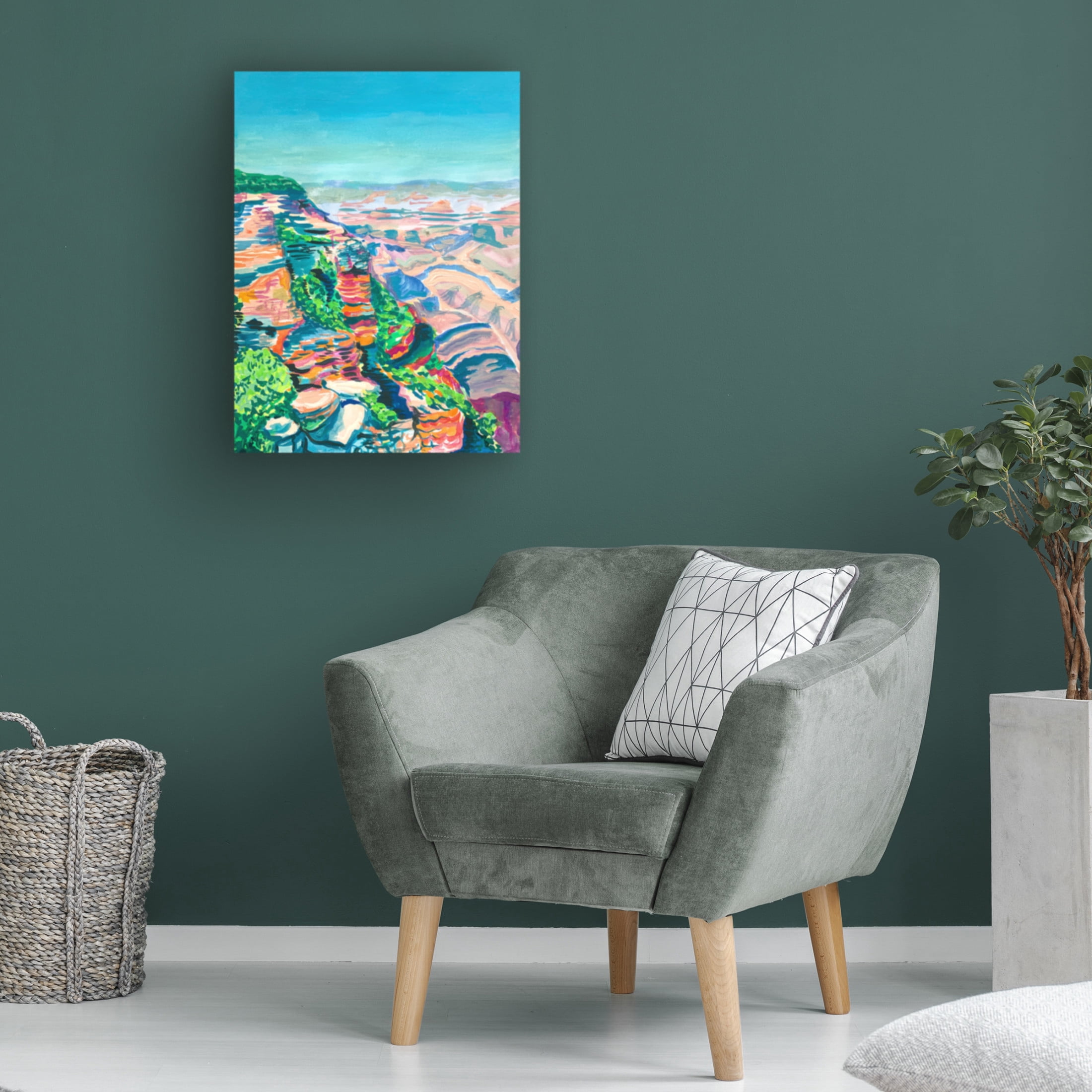 Trademark Fine Art Key and Sea Grand Canyon Canvas Wall Art